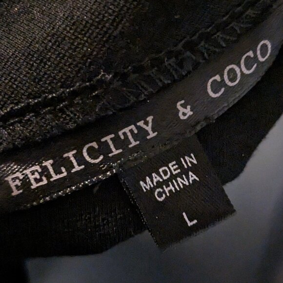 Felicity &CoCo Kenley Cold Shoulder Midi Bodycon dress - size Large - Picture 5 of 6